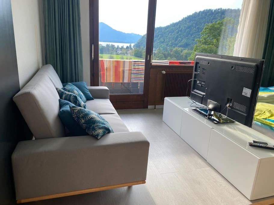 Schoene Ferienwohnung Mit Wolfgangseeblick Strobl Esterno foto