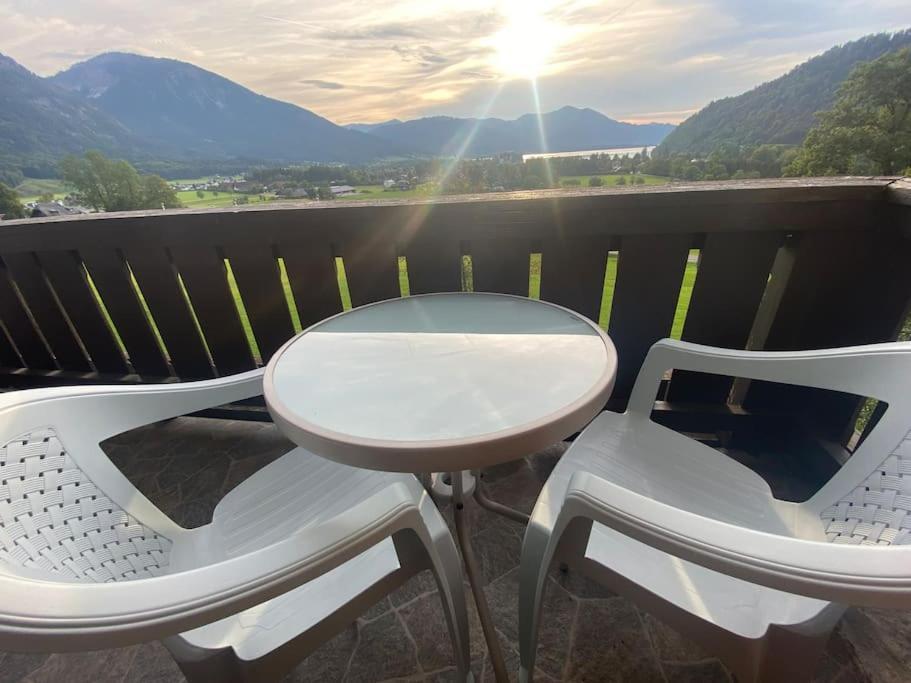 Schoene Ferienwohnung Mit Wolfgangseeblick Strobl Esterno foto