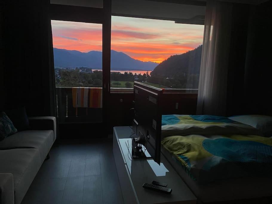 Schoene Ferienwohnung Mit Wolfgangseeblick Strobl Esterno foto